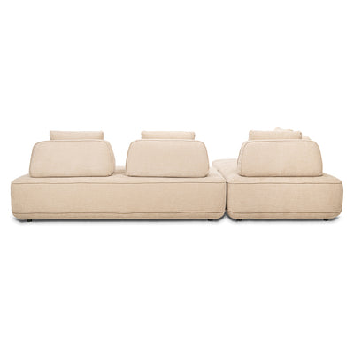 Richmond Interiors Sofa Tudor mit abnehmbarer Rückenlehne | Sand