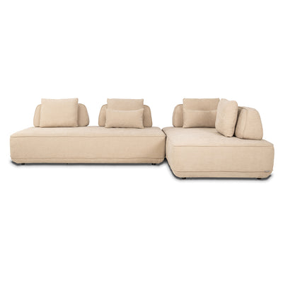 Richmond Interiors Sofa Tudor mit abnehmbarer Rückenlehne | Sand