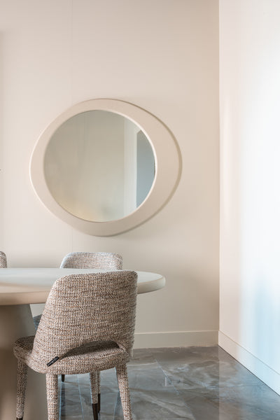Richmond Interiors Spiegel Bloomstone | Weiß