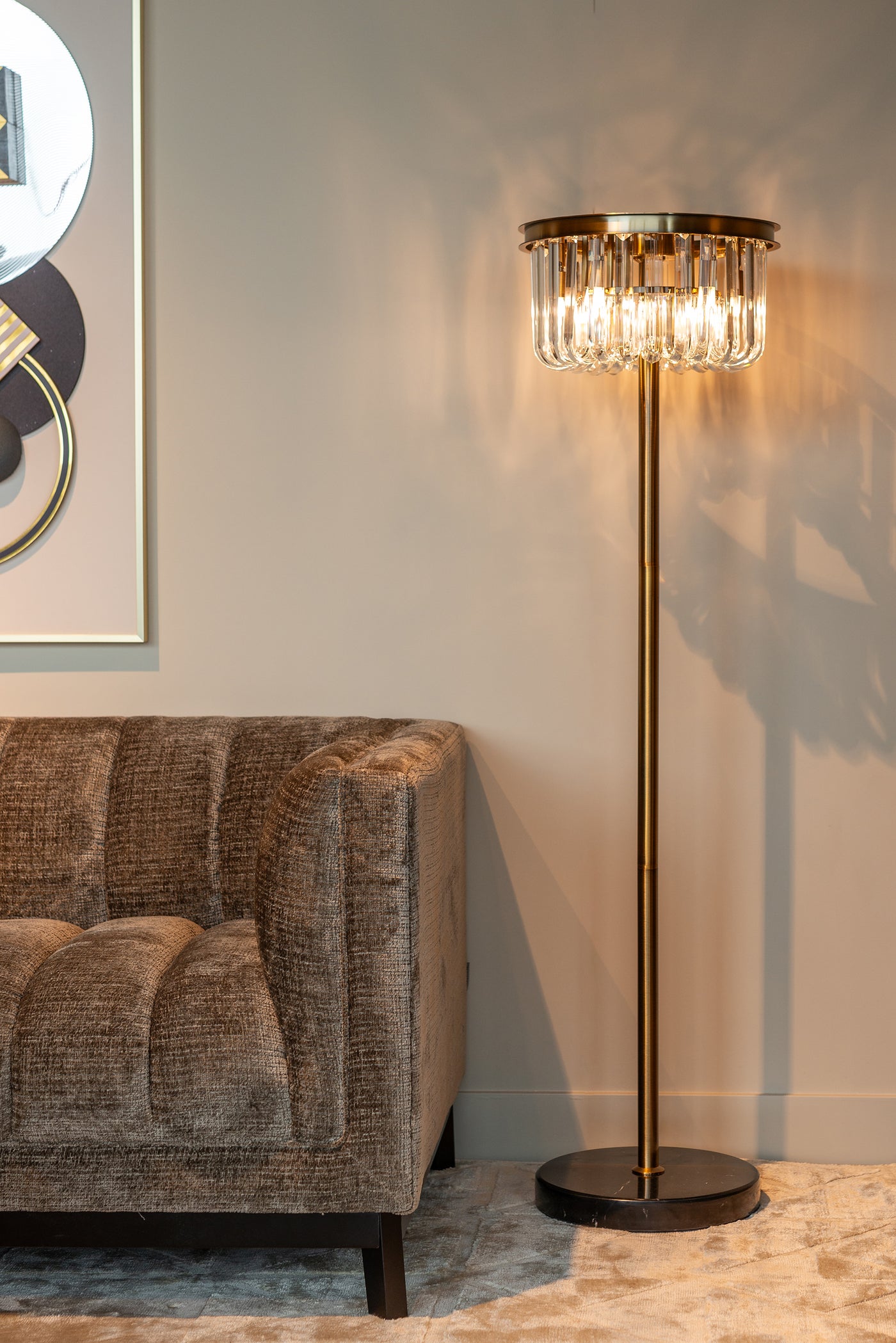 Richmond Interiors Stehlampe Dagmar | Bronze
