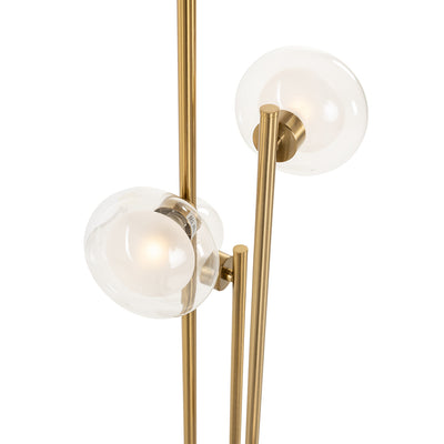 Richmond Interiors Stehlampe Luva | Brushed Gold