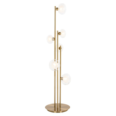 Richmond Interiors Stehlampe Luva | Brushed Gold