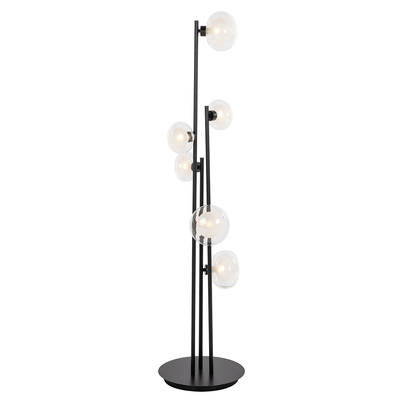 Richmond Interiors Stehlampe Luva | Schwarz