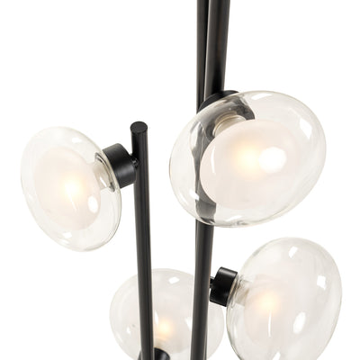 Richmond Interiors Stehlampe Luva | Schwarz