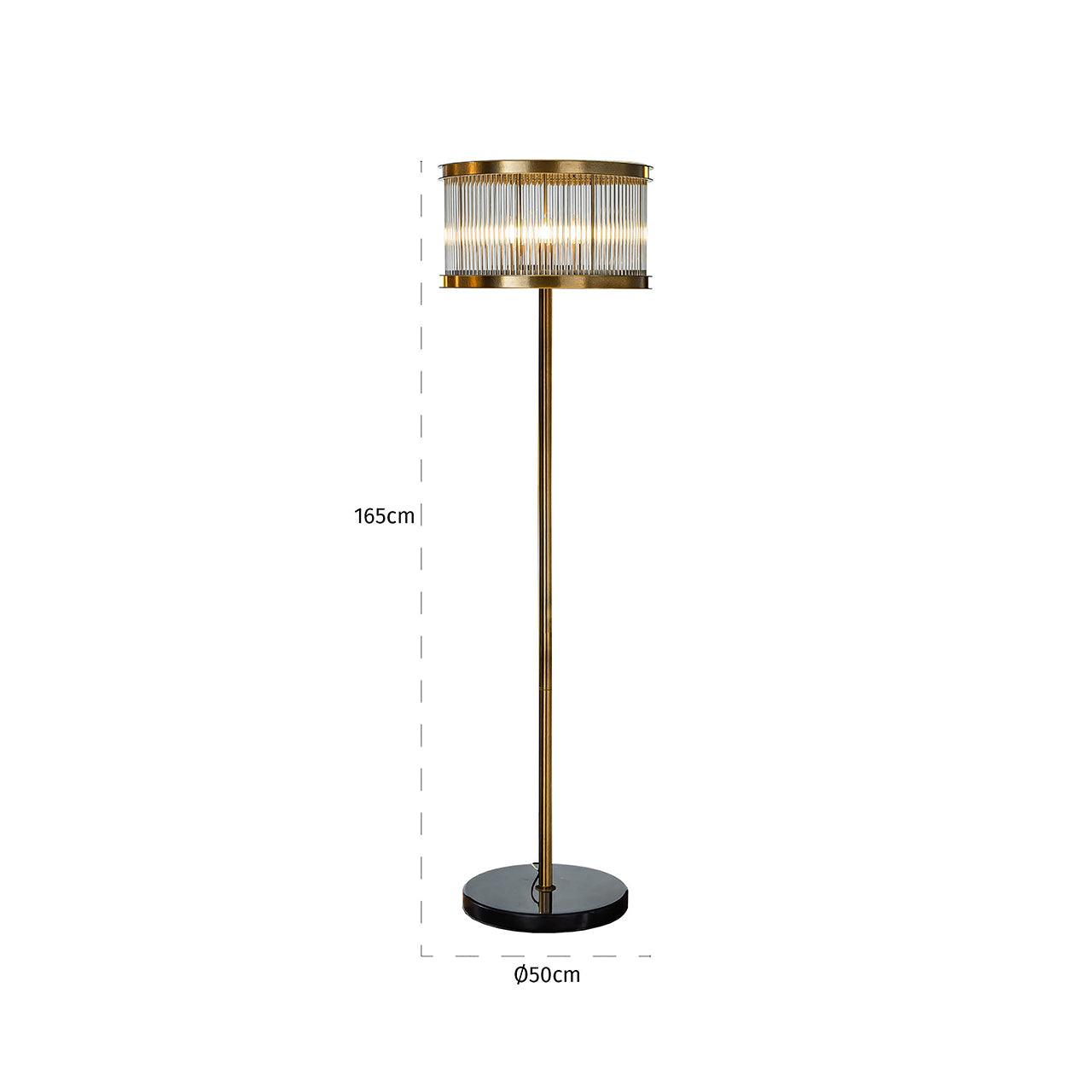Richmond Interiors Stehlampe Nadine | Bronze