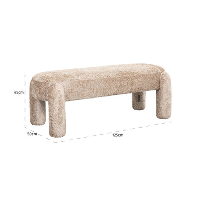 Richmond Interiors Teddy-Polsterbank Holly | Nature