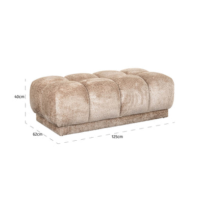 Richmond Interiors Teddy-Polsterbank Noah | Nature