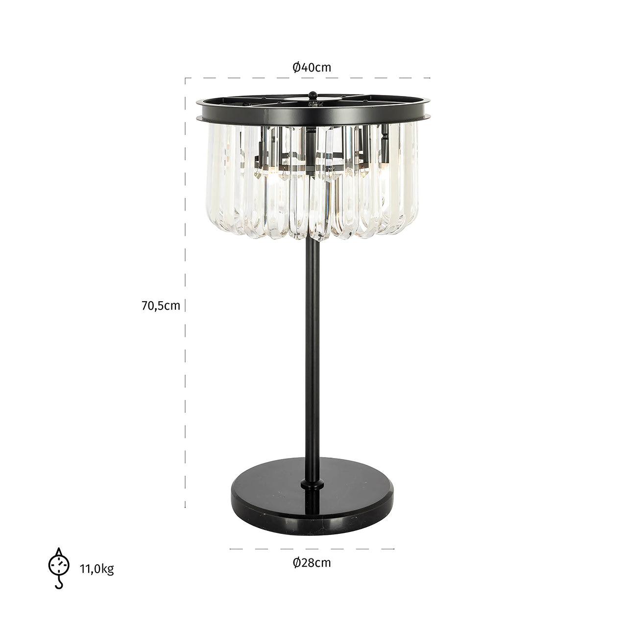 Richmond Interiors Tischlampe Bessy