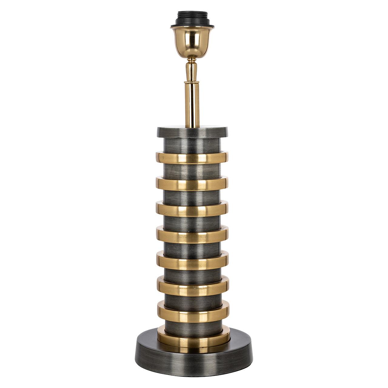 Richmond Interiors Tischlampe Jaline | Schwarz-Gold