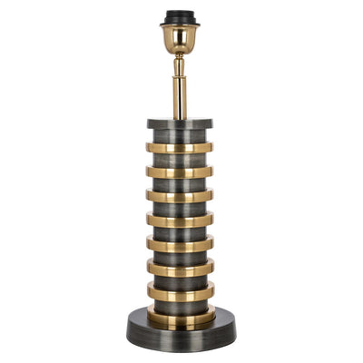 Richmond Interiors Tischlampe Jaline | Schwarz-Gold