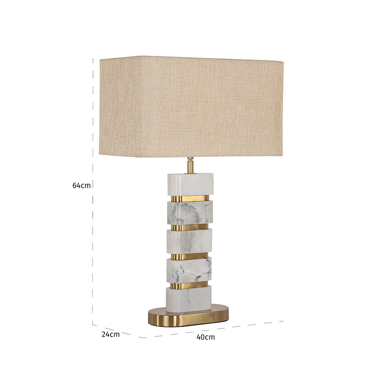 Richmond Interiors Tischlampe Lenore inkl. Lampenschirm