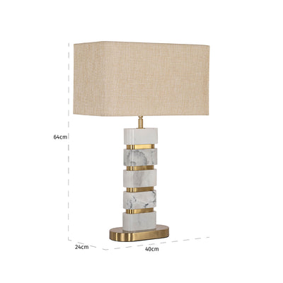 Richmond Interiors Tischlampe Lenore inkl. Lampenschirm