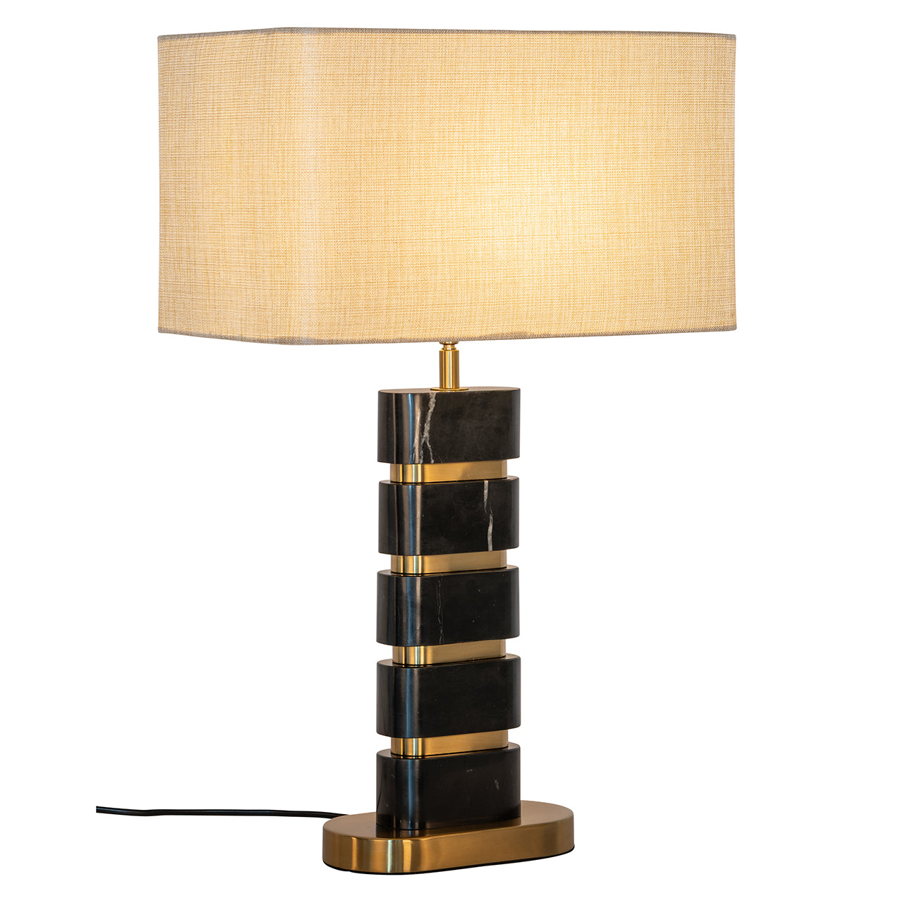 Richmond Interiors Tischlampe Levina inkl. Lampenschirm