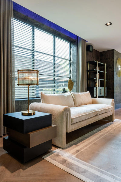 Richmond Interiors Tischlampe Loiza | Gold
