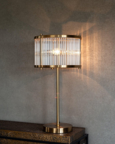 Richmond Interiors Tischlampe Loiza | Gold