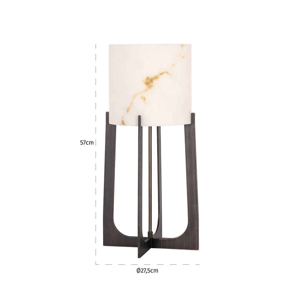 Richmond Interiors Tischlampe Loura | H 57 cm