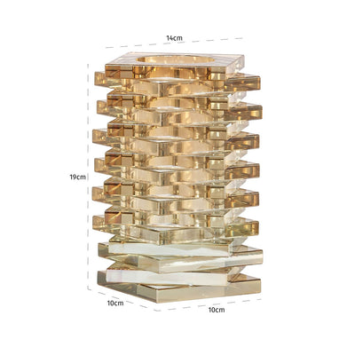 Richmond Interiors Vase Celia aus Kristallglas