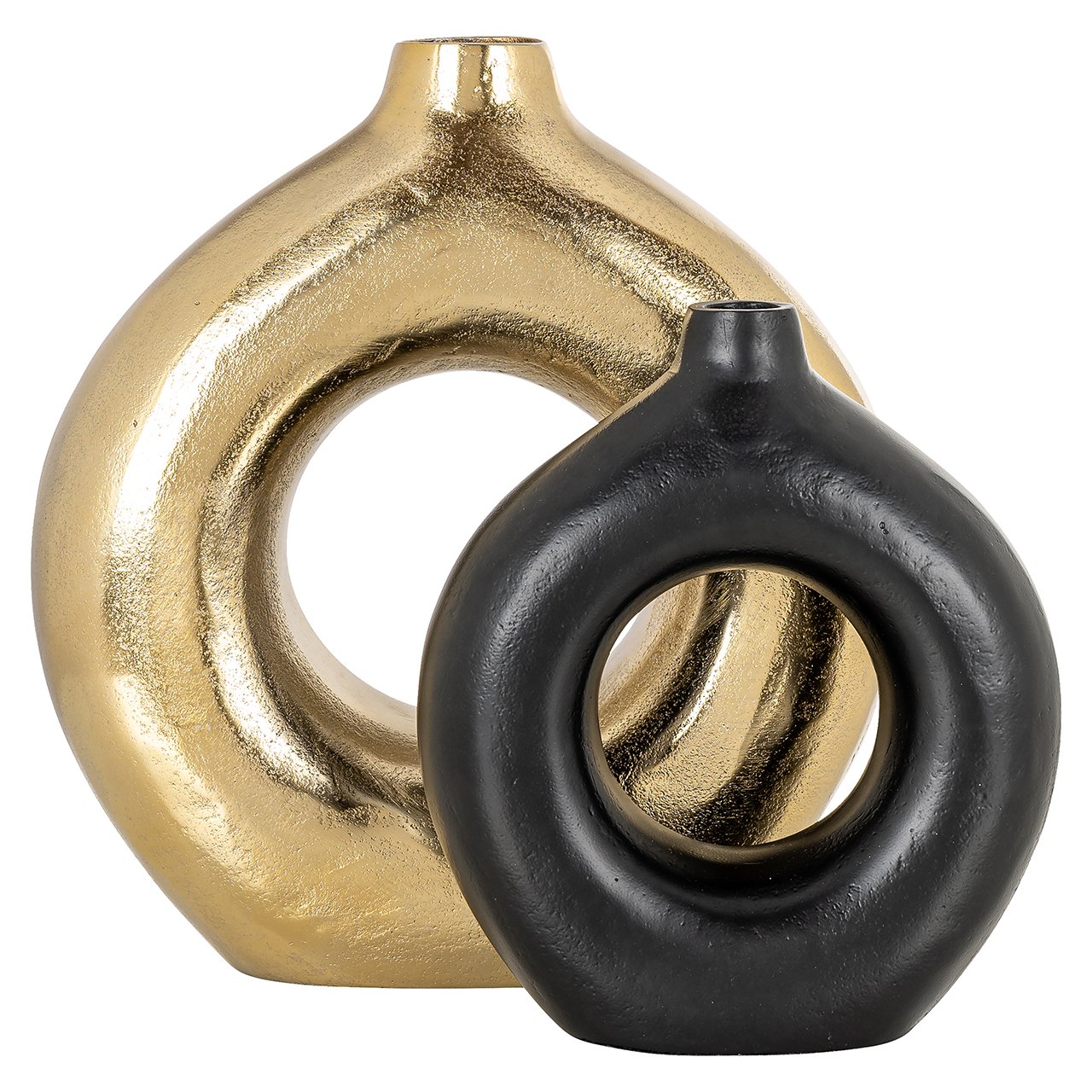 Richmond Interiors Vase Felice | Schwarz