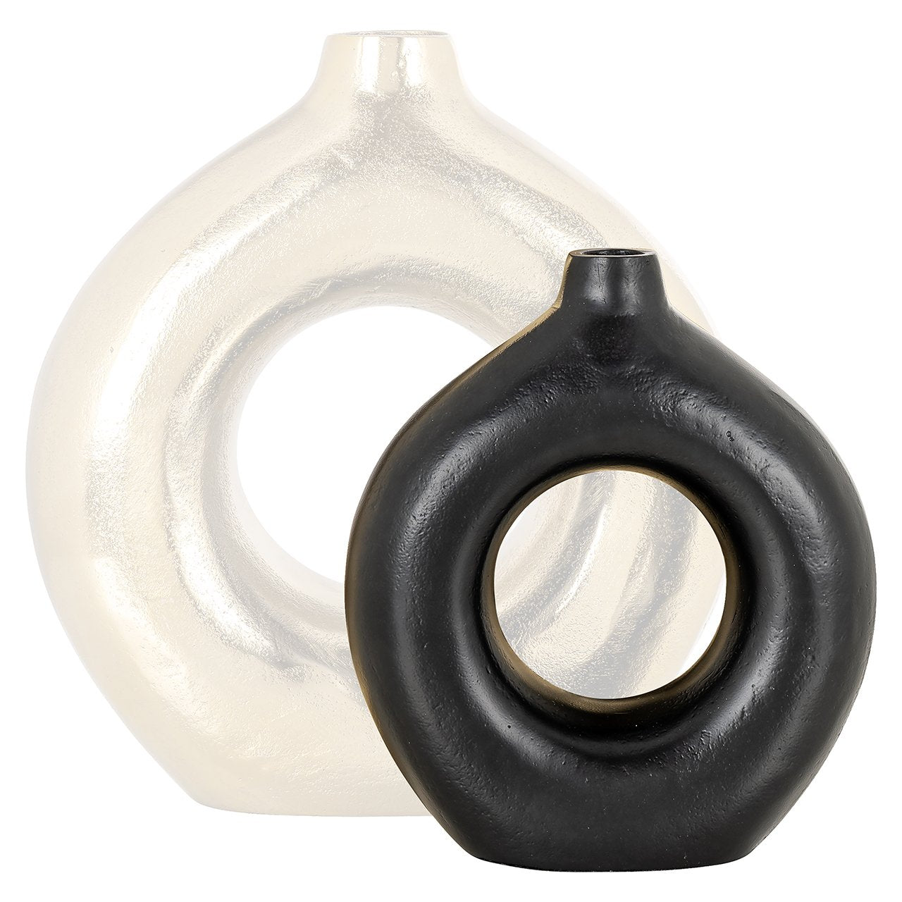Richmond Interiors Vase Felice | Schwarz