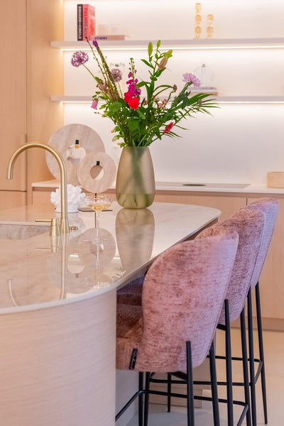 Richmond Interiors Vase Mika aus Glas | H 31 cm
