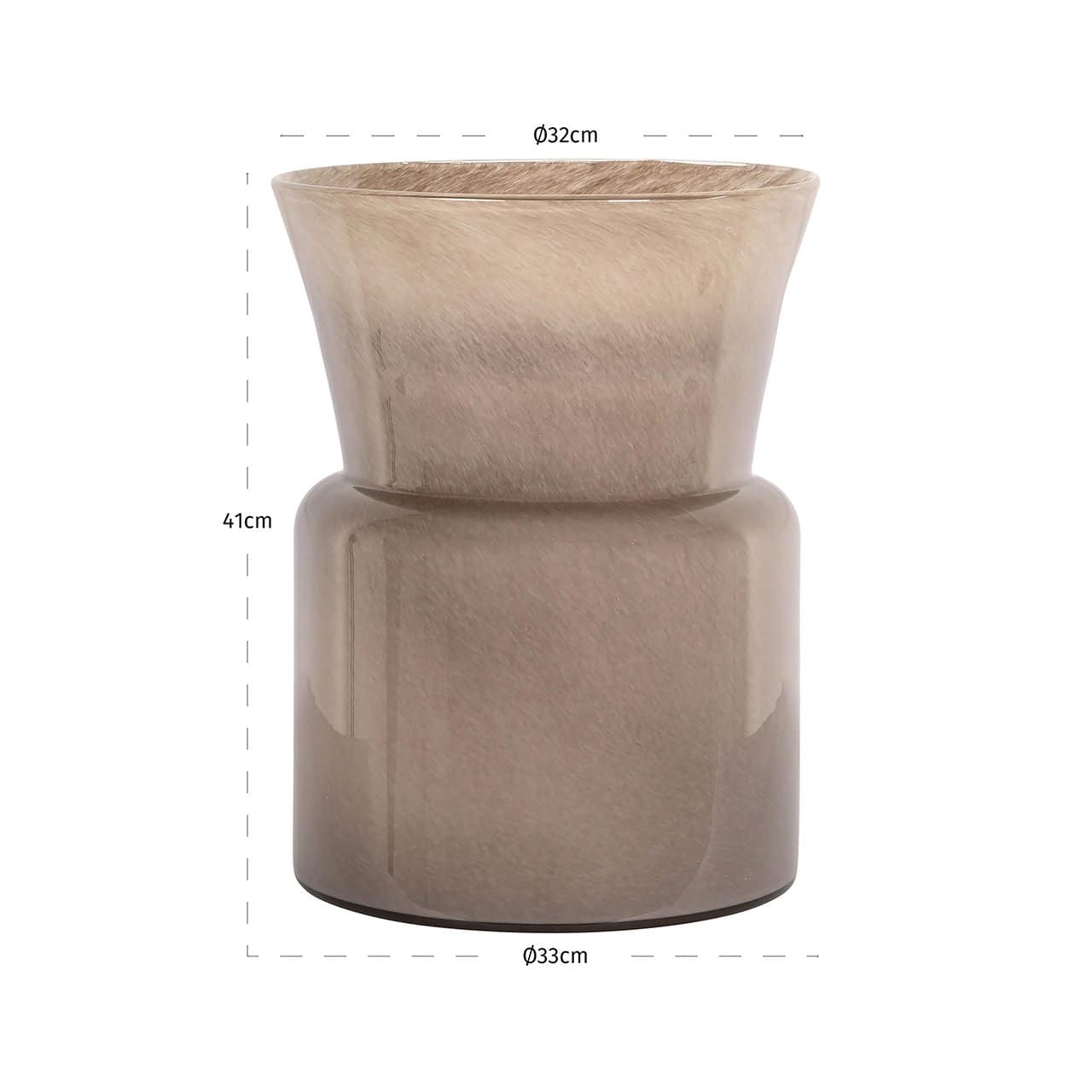 Richmond Interiors Vase Milano | Taupe