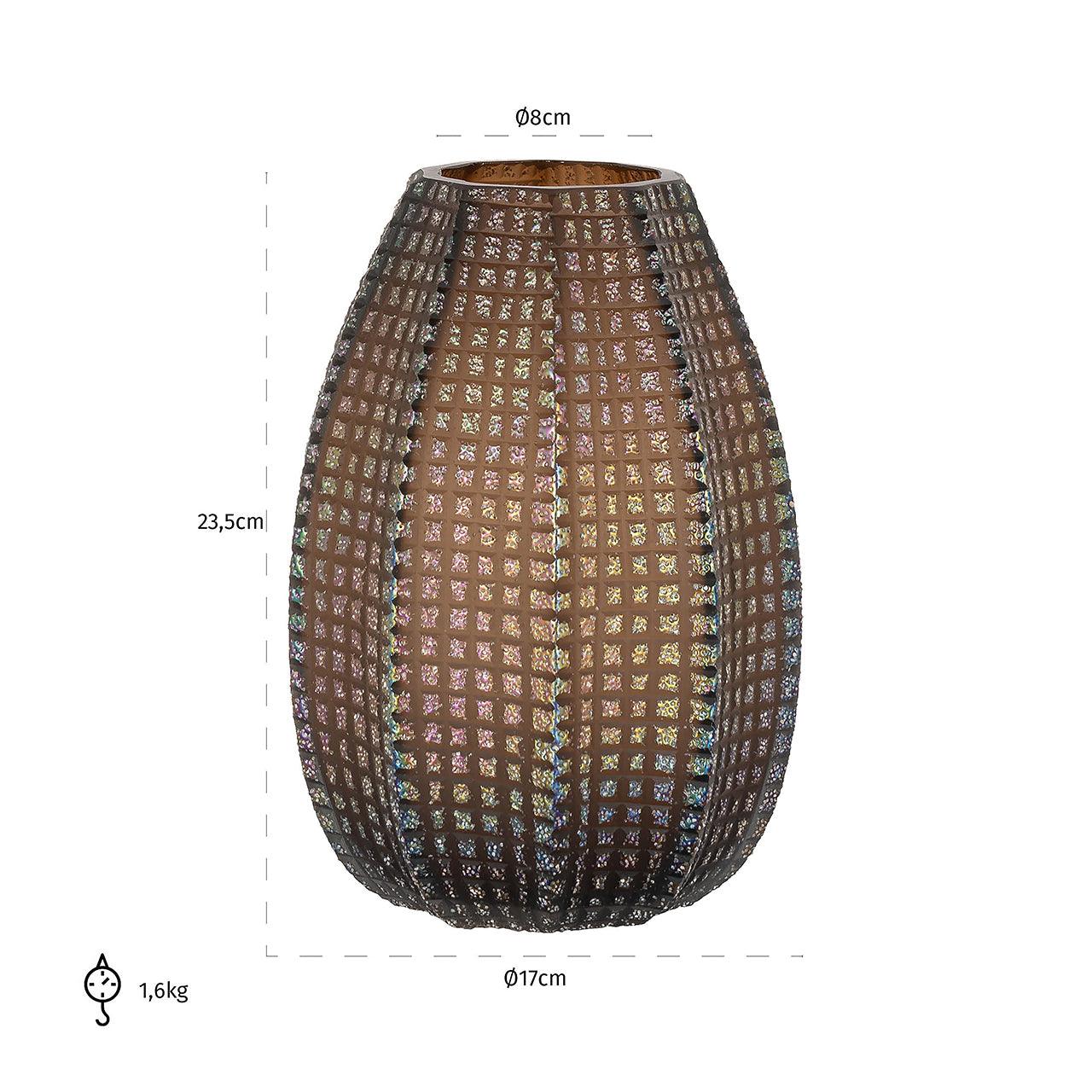 Richmond Interiors Vase Ylva aus Glas | H 23 cm