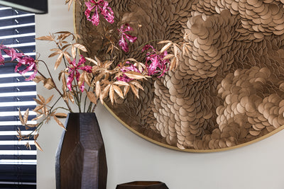 Richmond Interiors Wandbild Wall art Bloom | ø 110 cm