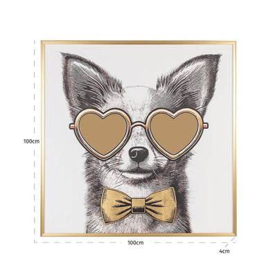 Richmond Interiors Wandbild Wall Art Bodhy | 100x100 cm