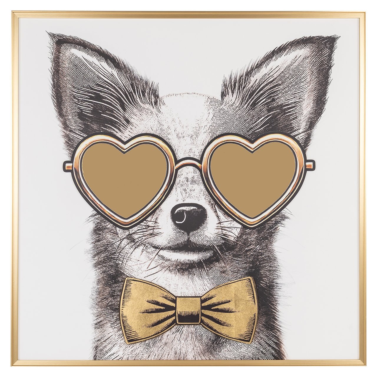 Richmond Interiors Wandbild Wall Art Bodhy | 100x100 cm