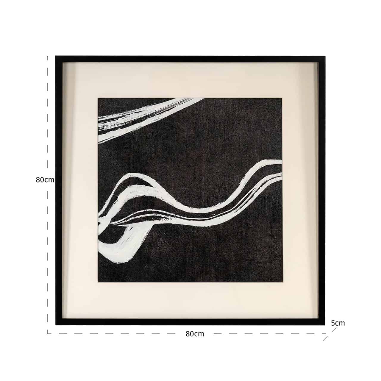 Richmond Interiors Wandbild Wall Art Jozra | 80x80 cm