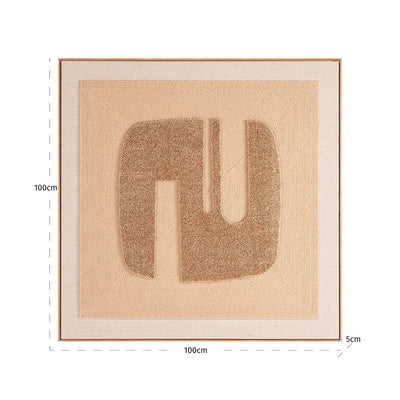Richmond Interiors Wandbild Wall Art Seda | 100x100 cm
