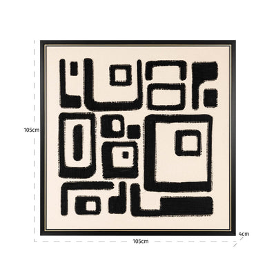 Richmond Interiors Wandbild Wall Art Shanita | 105x105 cm