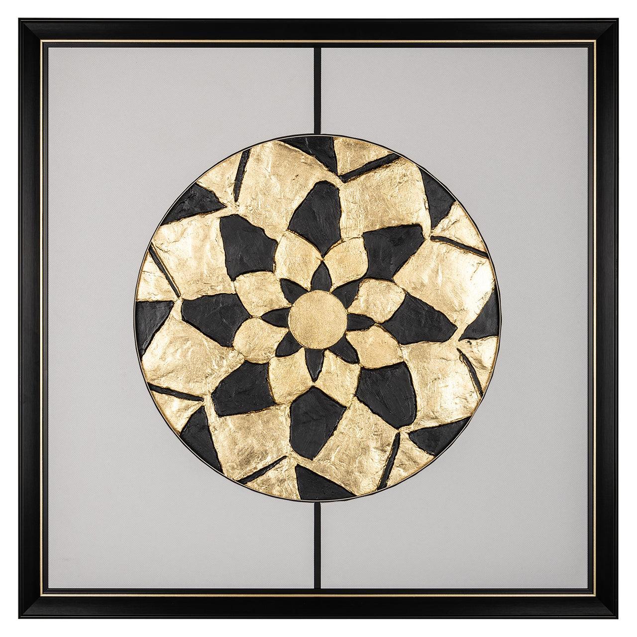Richmond Interiors Wandbild Wall Art Sun | 73x73 cm