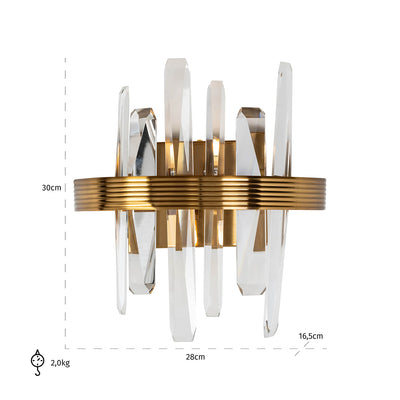 Richmond Interiors Wandlampe Brigh