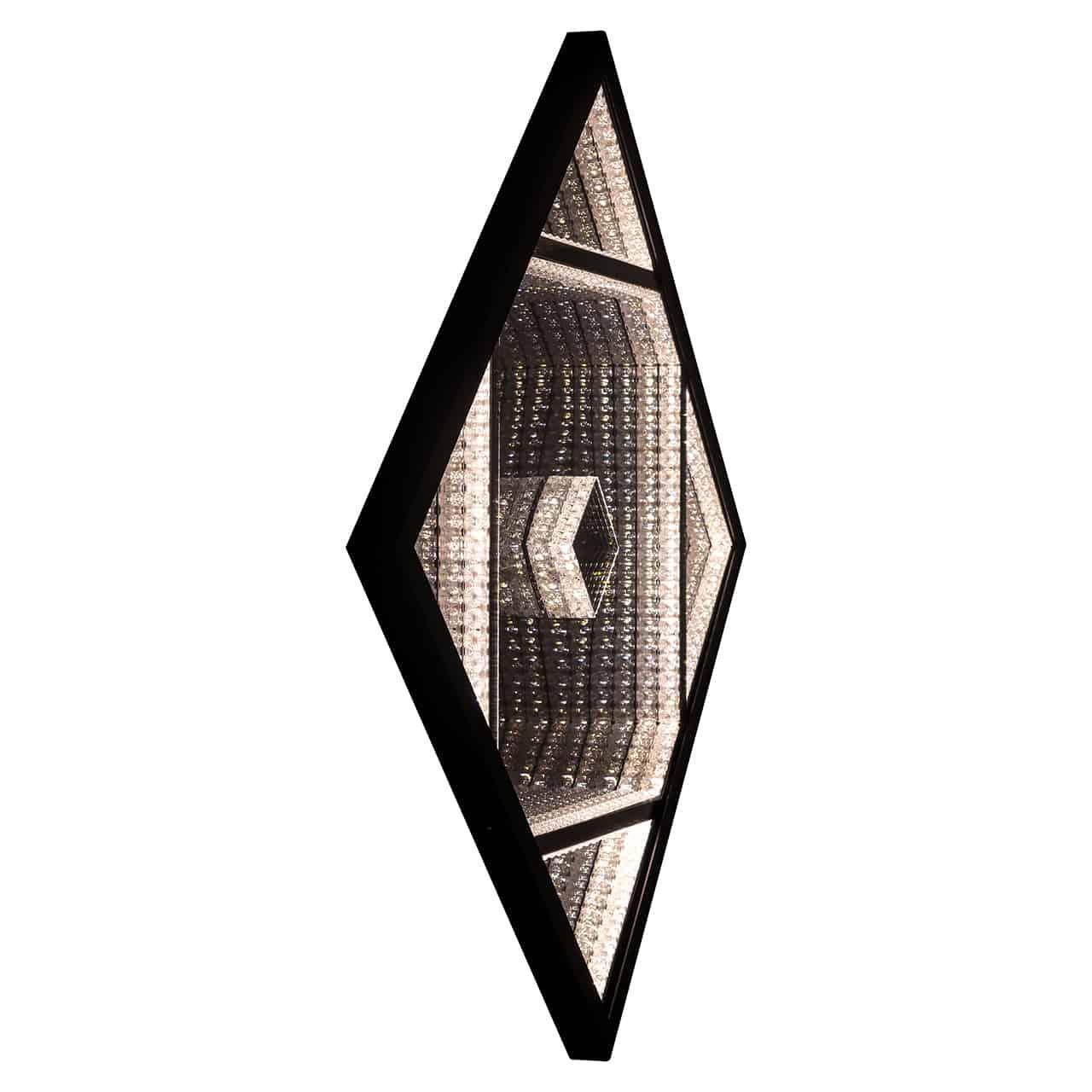 Richmond Interiors Wandlampe Fayen | Kristall