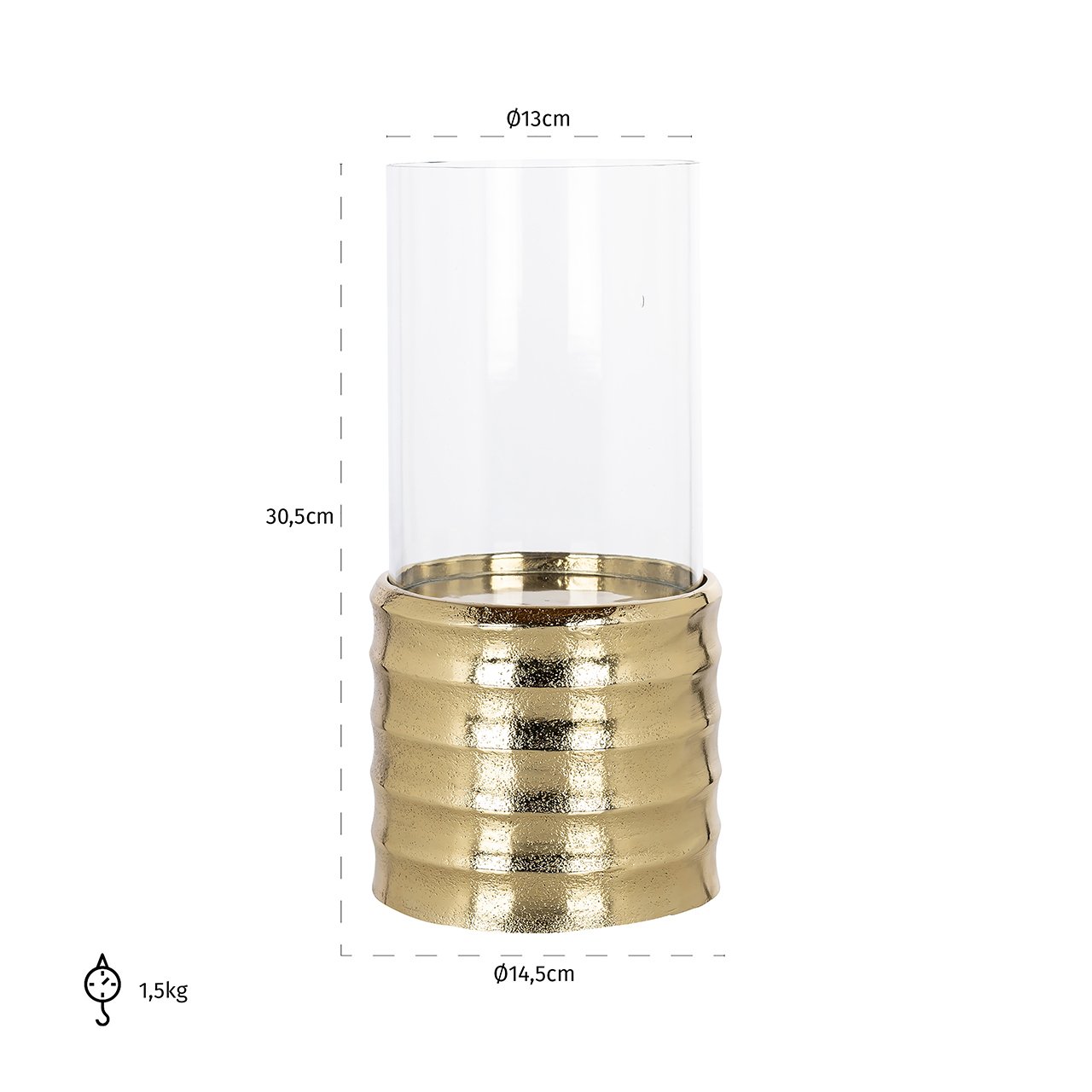 Richmond Interiors Windlicht Bodil | klein