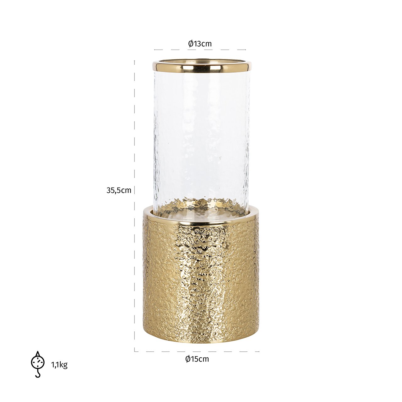 Richmond Interiors Windlicht Marlou | klein