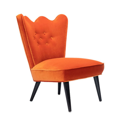 Jonathan Adler Sessel & Slipper Chair Ripple | Verona Tangerine