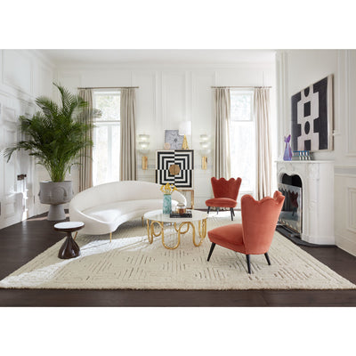 Jonathan Adler Sessel & Slipper Chair Ripple | Verona Tangerine