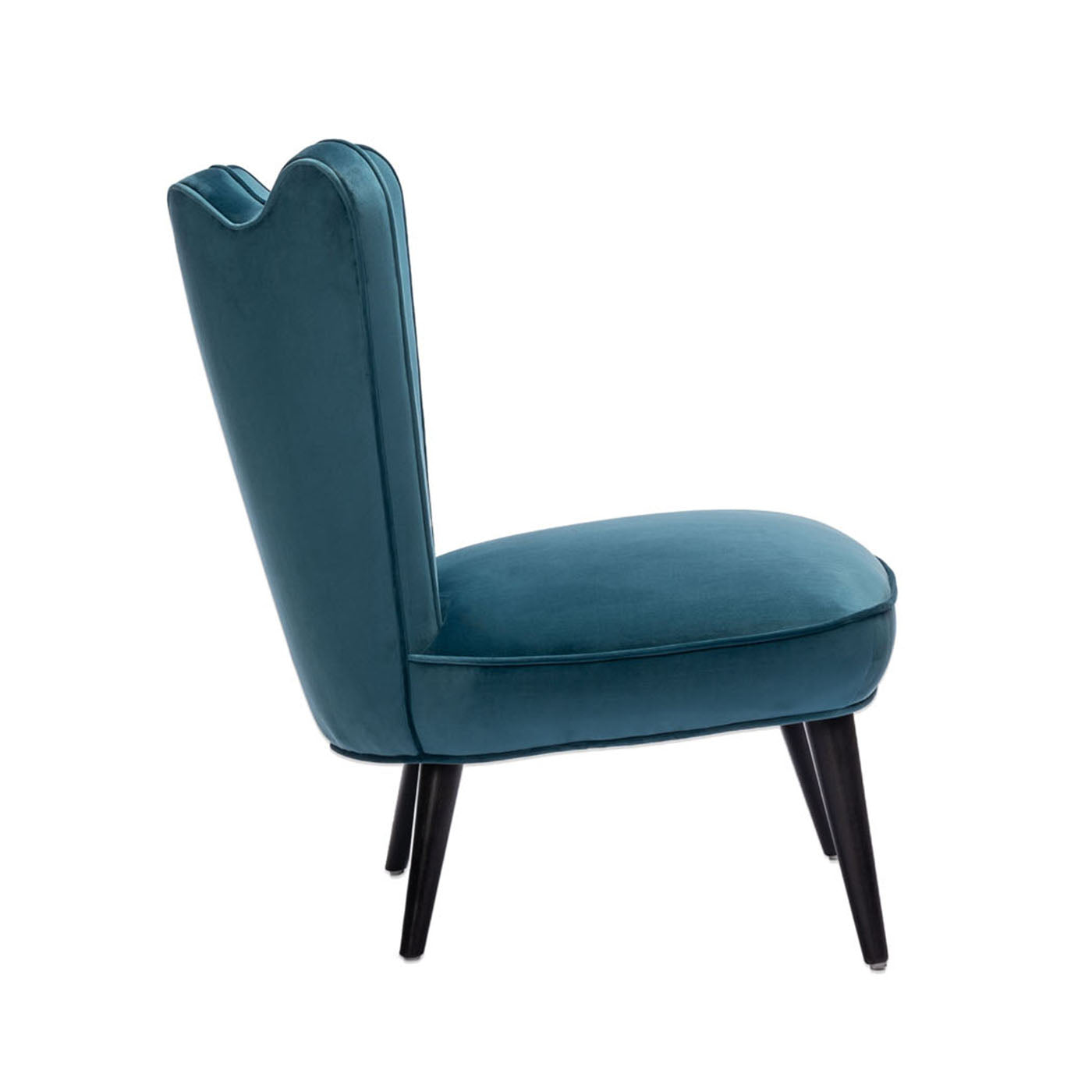 Jonathan Adler Sessel & Slipper Chair Ripple | Firenze Teal