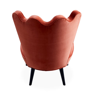 Jonathan Adler Sessel & Slipper Chair Ripple | Verona Tangerine