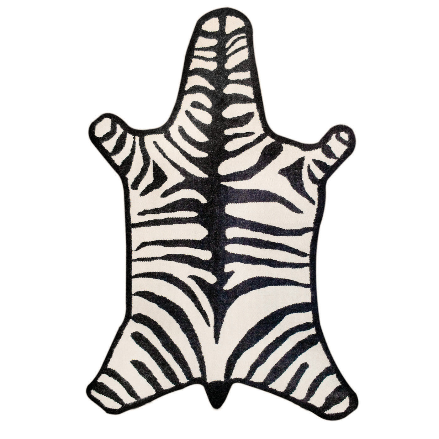 Jonathan Adler Teppich Zebra Peruvian Flatweave