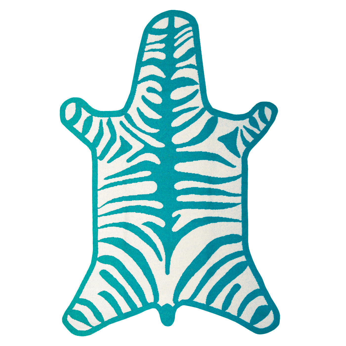 Jonathan Adler Teppich Zebra Peruvian Flatweave