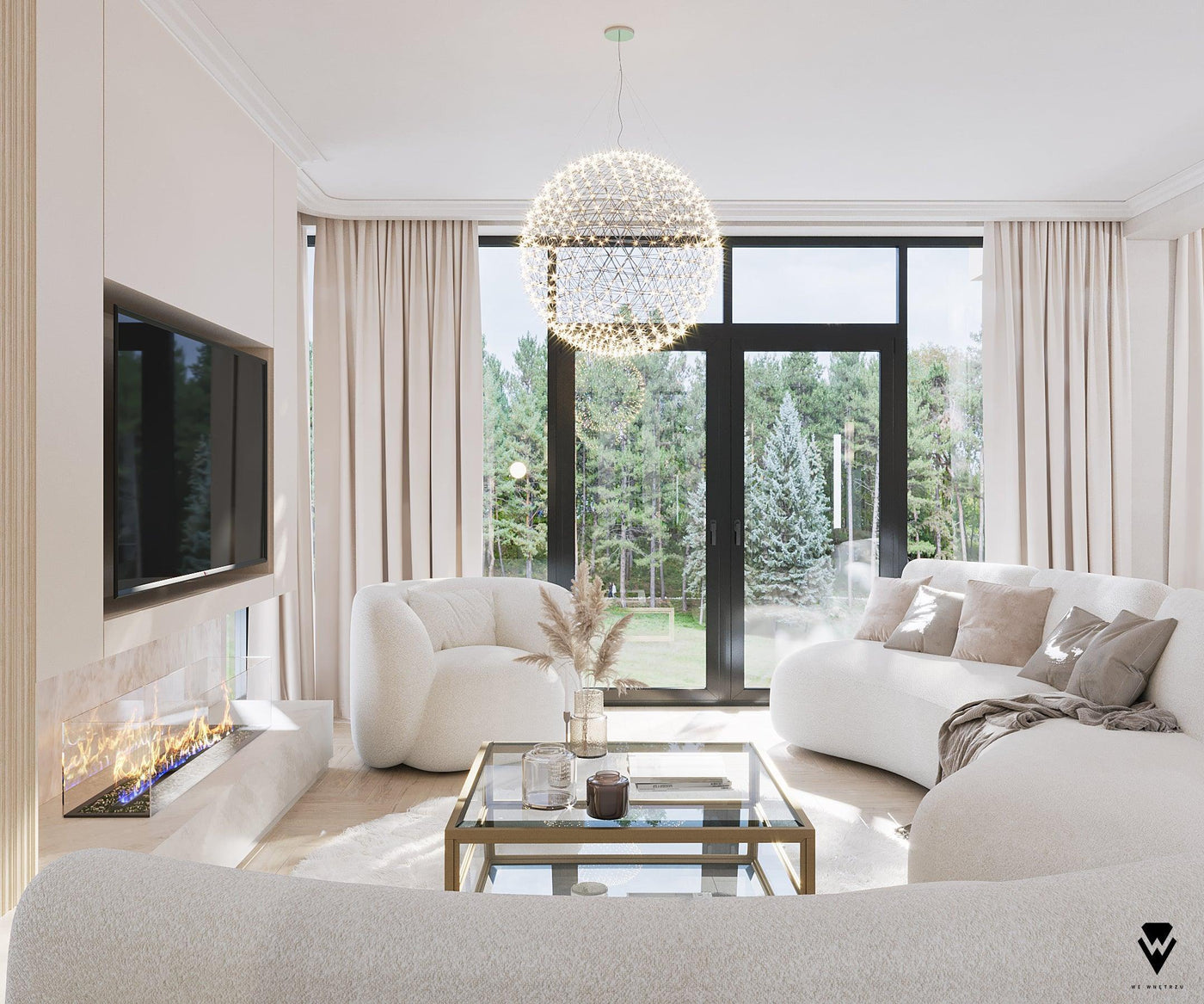 Rundes Modulares Sofa Sofia (4-Sitzer)