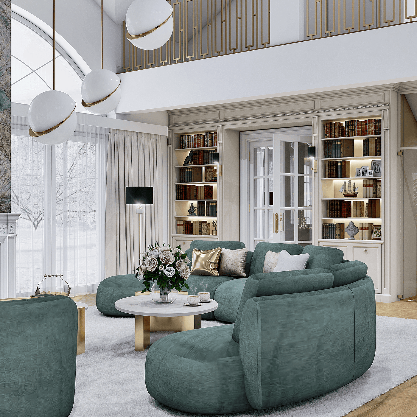 Rundes Modulares Sofa Sofia (4-Sitzer)