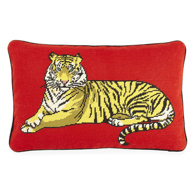 Jonathan Adler Needlepoint Kissen Safari | 50x30 cm