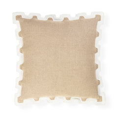 Jonathan Adler Kissen Santorini Border Weiß | 55x55 cm