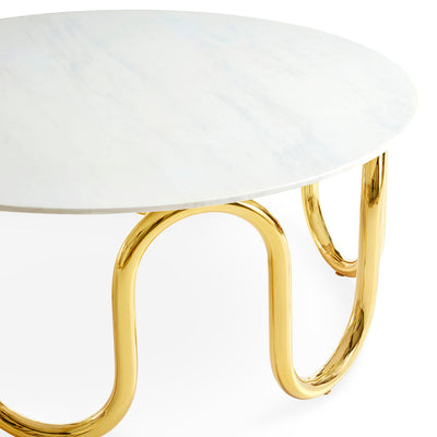 Jonathan Adler Runder Marmor-Couchtisch Scalinatella