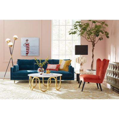 Jonathan Adler Sessel & Slipper Chair Ripple | Verona Tangerine