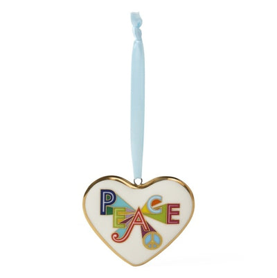 Jonathan Adler Weihnachtsbaumanhänger Ornament Peace & Love